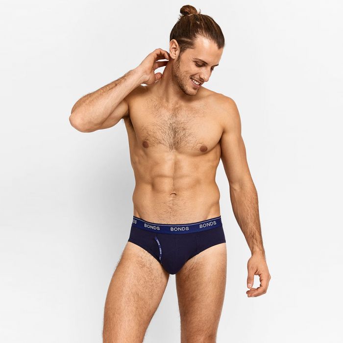 Bonds Guyfront Brief MZVI Navy 100 Mens Underwear