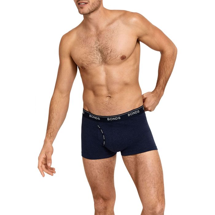 Bonds Guyfront Trunk MZVJ Nu Navy Marle Mens Underwear