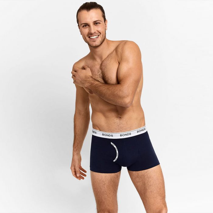 Bonds Guyfront Trunk MZVJ Navy Blue Mens Underwear