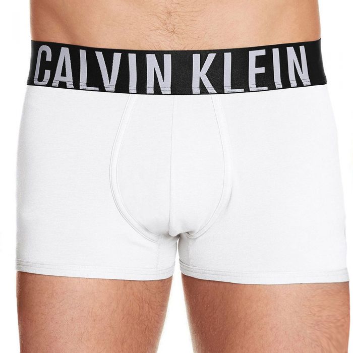 Calvin Klein Intense Power Cotton Trunk NB1042 White Mens Underwear