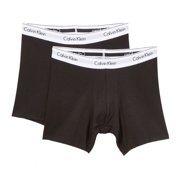 Calvin Klein Modern Cotton Stretch Boxer Brief 2-Pack NB1087 Black