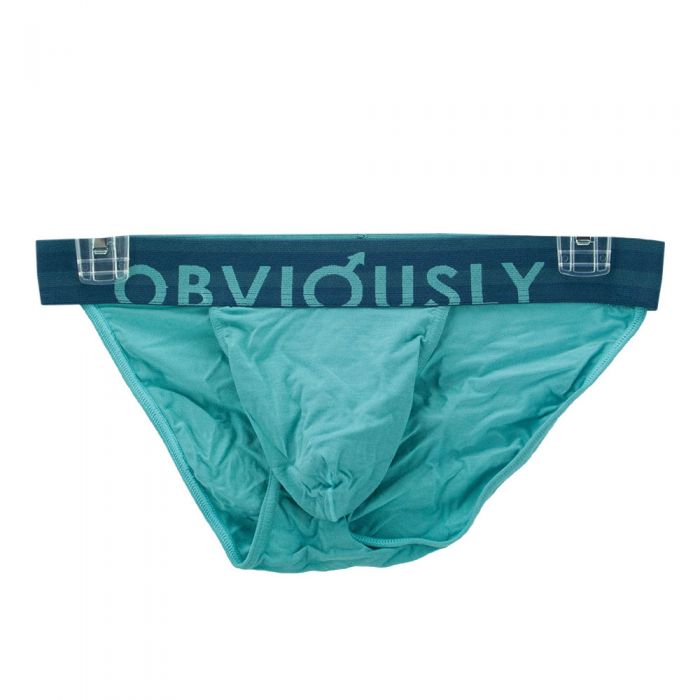 Obviously Low Rise Thong MFF17X Glacier Blue (XL Only) Mens Underwear