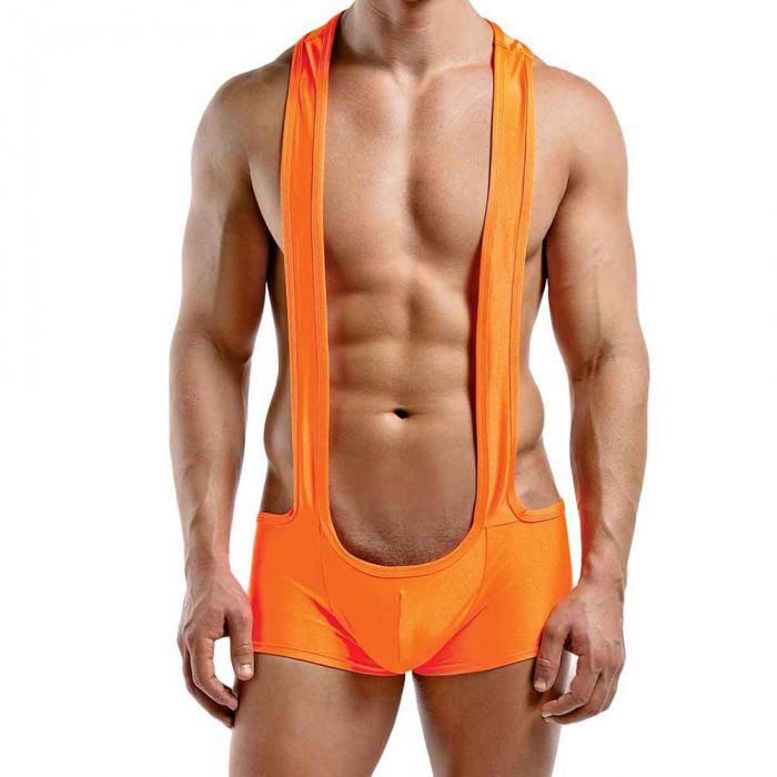 Zo veel bestrating Zwerver Male Power Euro Male Spandex Sling Short PAK-846 Orange Mens Underwear