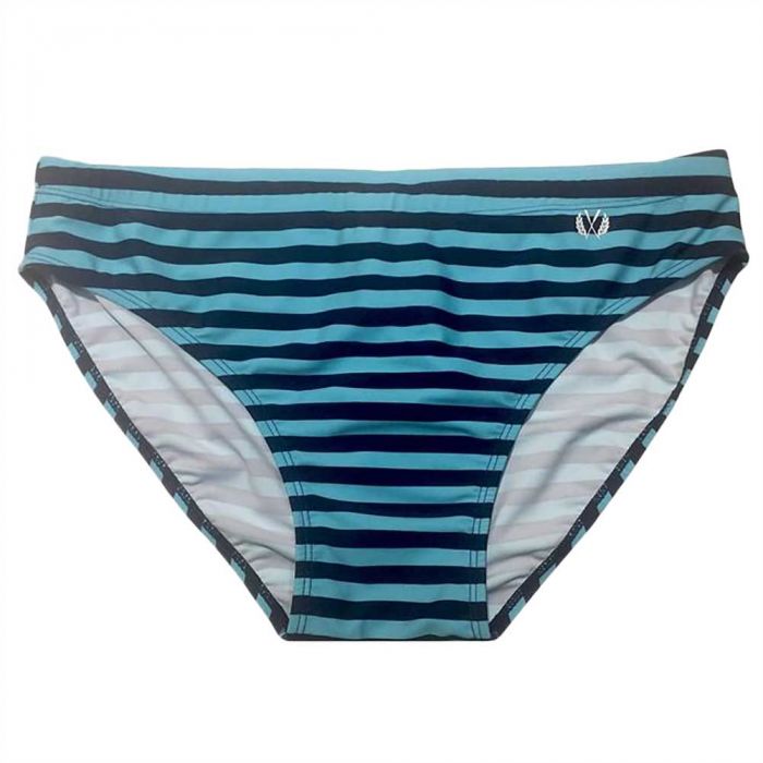 Striped Mens Swimwear Bikini Briefs