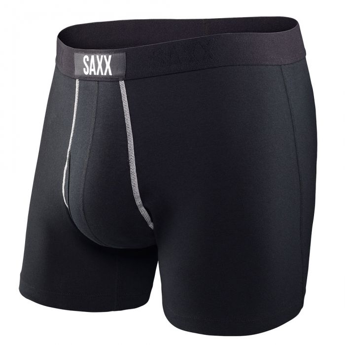 SAXX 24-Seven Boxer Fly SXBB10F Black Mens Underwear
