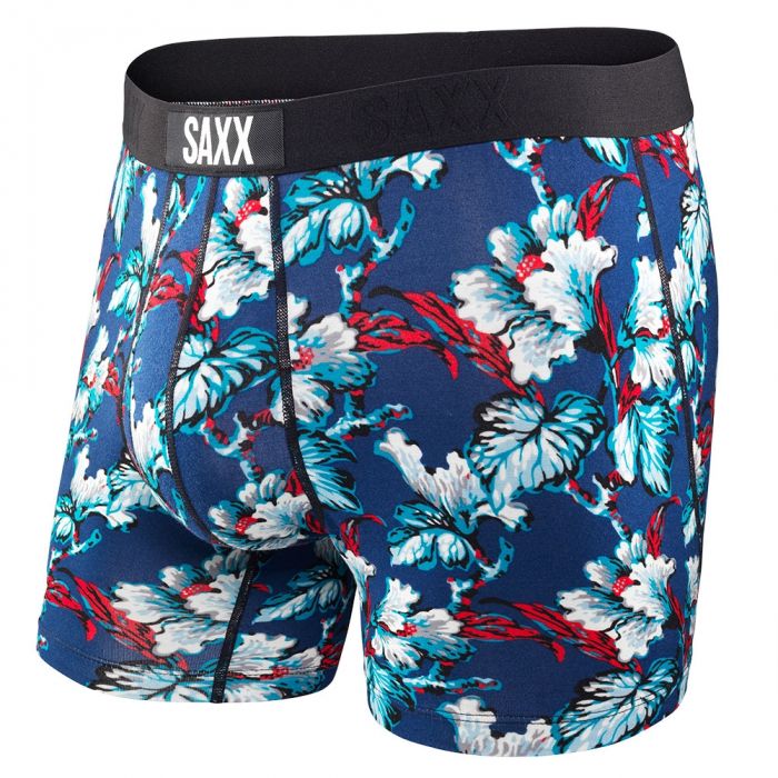 SAXX Ultra Boxer Fly SXBB30F Navy Vintage Floral Mens Underwear