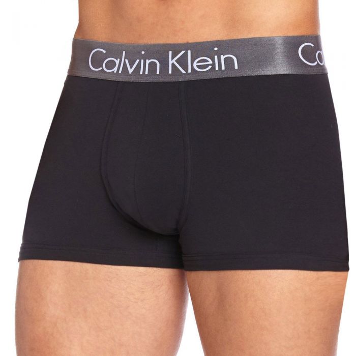 Calvin Klein Zinc Cotton Trunk U2779 Black Mens Underwear