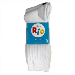 Rio Sports Crew 5 Pack Sock S7266W mens underwear socks
