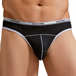 Gauvine Modern Structure Thong 1006 Black