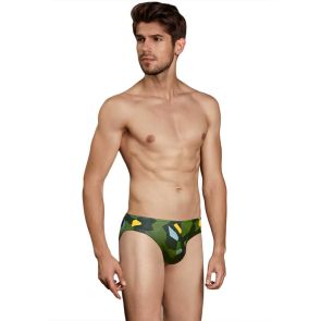 Doreanse Geo Camo Brief 1273 Mandarin