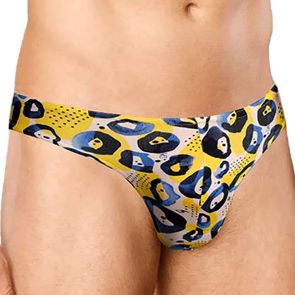 Doreanse Sexy Thong 1404 Blue Leopard