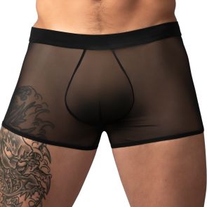 Male Power Mesh 2.0 Mini Short Trunks 145-307 Black