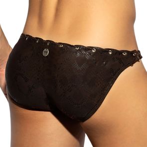 ES Collection Snake Swim Brief 2226 Brown