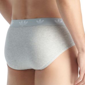 adidas Originals Comfort Flex Cotton Brief 3-Pack 4AR001 Heather Grey