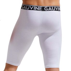 Gauvine Cotton Classic Long Boxer Brief 3016 White