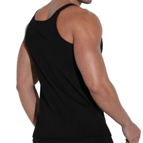 CODE 22 Train Cotton Tank Top 3302 Black