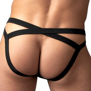 Male Power Eco Cozy Jockstrap 394-308 Black