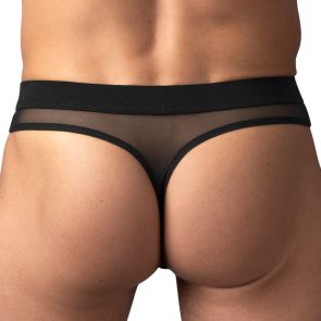 Male Power Mesh 2.0 Bong Thong 442-307 Black