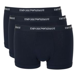 Emporio Armani Cotton Boxer Briefs 3-Pack EM000259 Navy