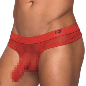 Male Power Hose Thong 462-236 Red