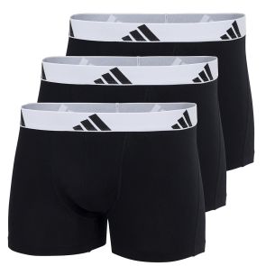 adidas Sportswear Active Flex Cotton Trunk 3-Pack 4AM002 Black/White Band