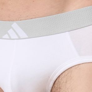 adidas Sportswear Active Flex Cotton Body Brief 3-Pack 4AM009 White