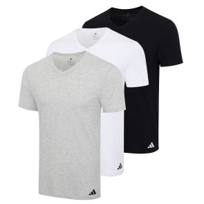 adidas Sportswear Active Core Cotton V-Neck T-Shirt 3-Pack 4AM012 Assorted