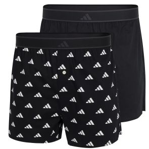 adidas Sportswear Active Woven Cotton Boxer 2-Pack 4AM013 Black