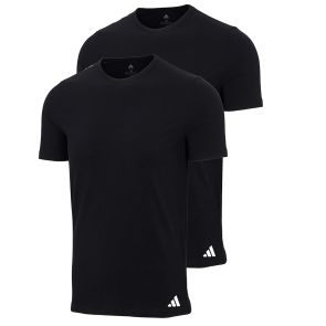 adidas Sportswear Active Flex Cotton Crew Neck T-Shirt 2-Pack 4AM016 Black
