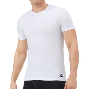 adidas Sportswear Active Flex Cotton Crew Neck T-Shirt 2-Pack 4AM016 White