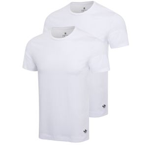 adidas Originals Comfort Core Cotton Crew Neck T-Shirt 2-Pack 4AR003 White