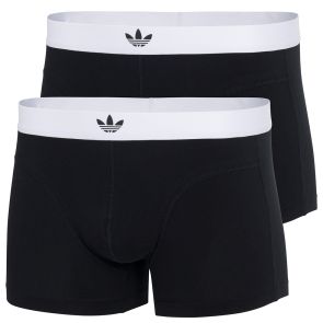 adidas Originals Comfort Flex Cotton Body Lines Trunk 2-Pack 4AR005 Black