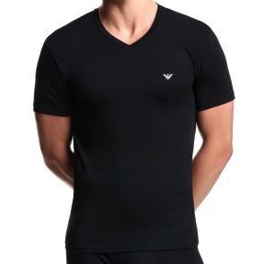 Emporio Armani V-Neck T-Shirt EM000380 Black