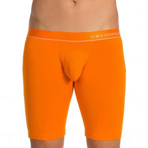 Obviously PrimeMan Boxer Brief 9 Inch Leg A01 Orange