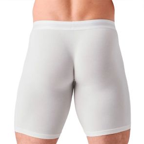 Obviously PrimeMan Boxer Brief 9 Inch Leg A01 Ivory White