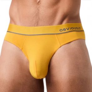 Obviously PrimeMan Hipster Brief A04 Gold