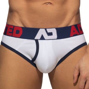 ADDICTED Open Fly Cotton Brief AD1202 Navy