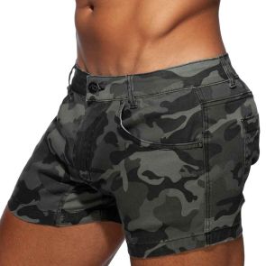 Addicted Camo Short Jeans AD829 Grey Camo