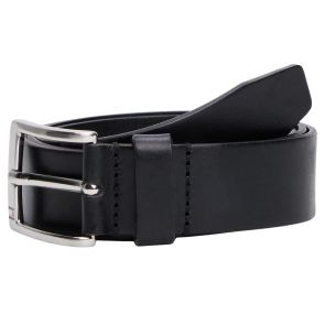 Tommy Hilfiger Leather Square Buckle Belt Black