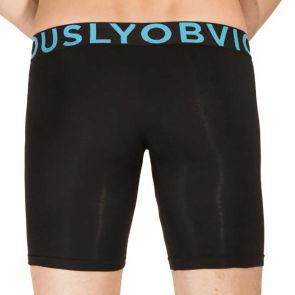 Obviously EveryMan Boxer Brief 6 Inch Leg B09 Black