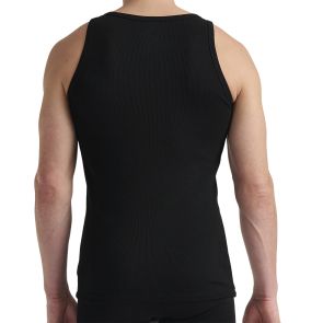 adidas Originals Comfort Cotton Rib Tank Top 2-Pack 4AR008 Black