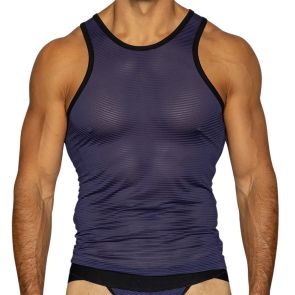 BIKE Mesh Tank BAM150 Navy