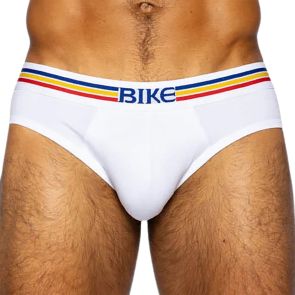 BIKE Stretch Cotton Brief BAS327 White