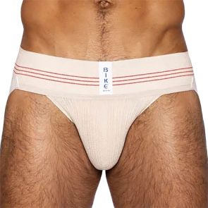 BIKE 1980s Vintage Jockstrap BAS333 Cream