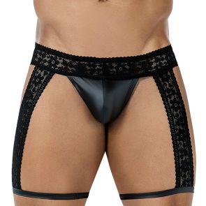 CUT4MEN RAVAGE Lacey Garter C4MRAV103 Black