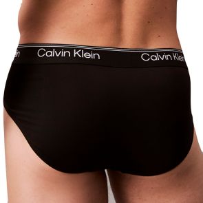 Calvin Klein Microfibre Stretch Hip Brief 3-Pack NB4408 Black
