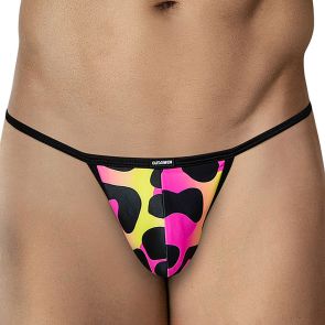 CUT4MEN SP4NDEX Prints Mini Swim Tanga C4MSPXPT17 Pop Leopard