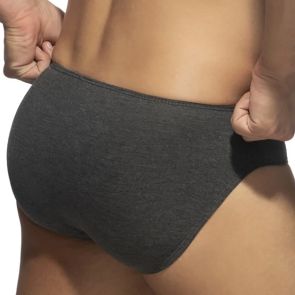 Addicted Cotton Bikini Brief AD985 Charcoal