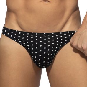 Addicted Dots Thong AD1402 Black