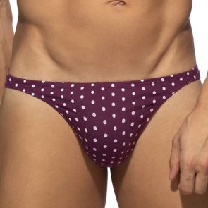 Addicted Dots Thong AD1402 Aubergine